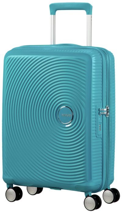 American Tourister Soundbox 4 Wheel Spinner - Summer Blue